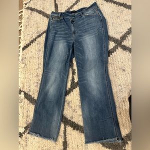 Judy blue cross cross dad jeans